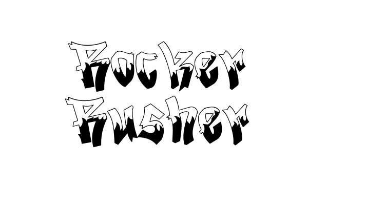 Rocker Rusher Font