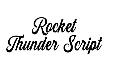 Rocket Thunder Script Font