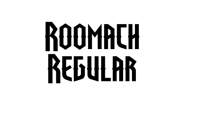 Roomach Regular Font