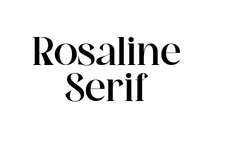Rosaline Serif Font