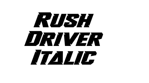 Rush Driver Italic