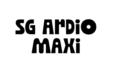 SG Ardio Maxi Font