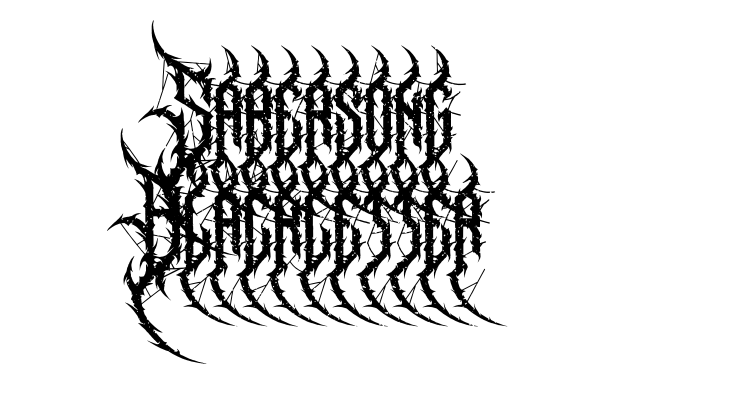 Sabersong Blackletter Font