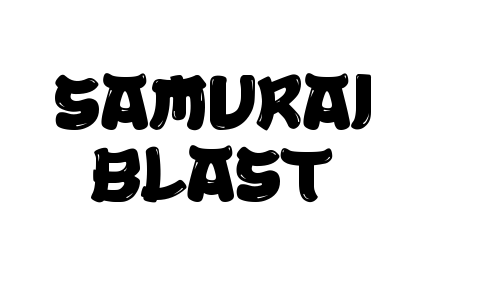 Samurai Blast Font