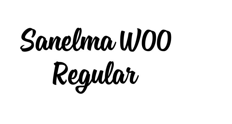 Sanelma W00 Regular Font
