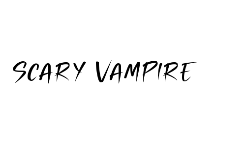 Scary Vampire Font