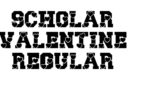 Scholar Valentine Regular Font