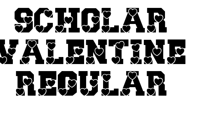 Scholar Valentine Regular Font