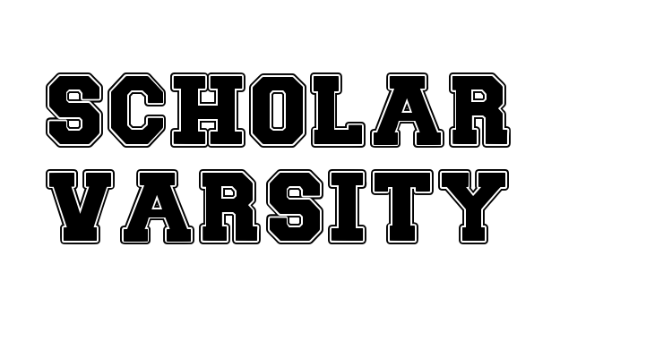 Scholar Varsity Font