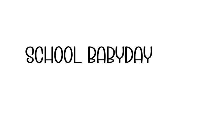 School Babyday Font