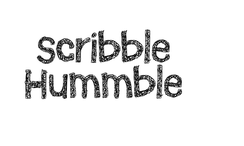 Scribble Hummble Font