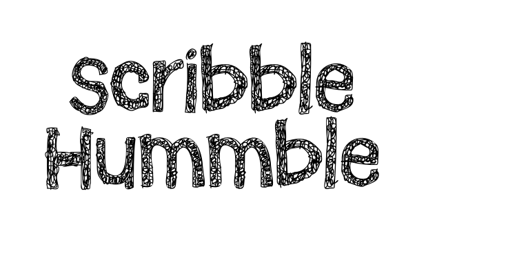 Scribble Hummble Font
