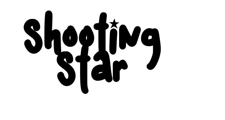 Shooting Star Font