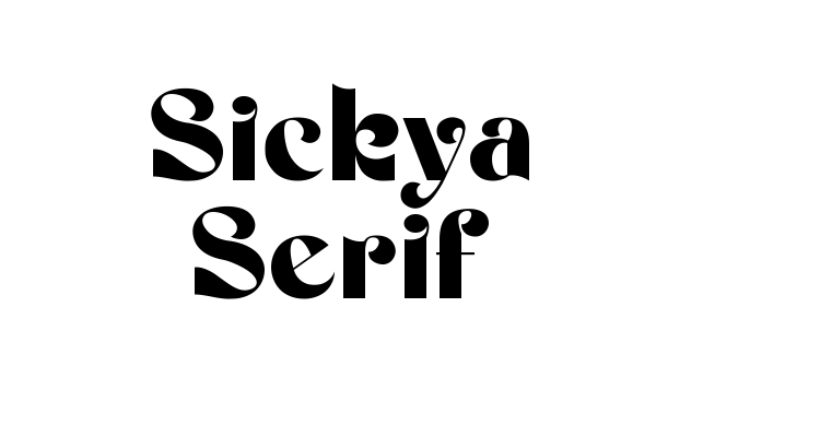 Sickya Serif Font
