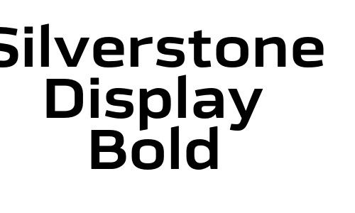 Silverstone Display Bold Font