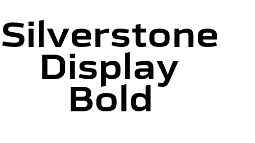 Silverstone Display Bold
