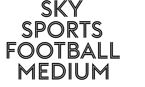 Sky Sports Football Medium Font
