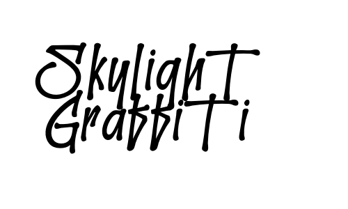 Skylight Graffiti Font