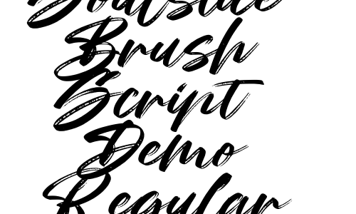 Soulstice Brush Script Demo Regular Font