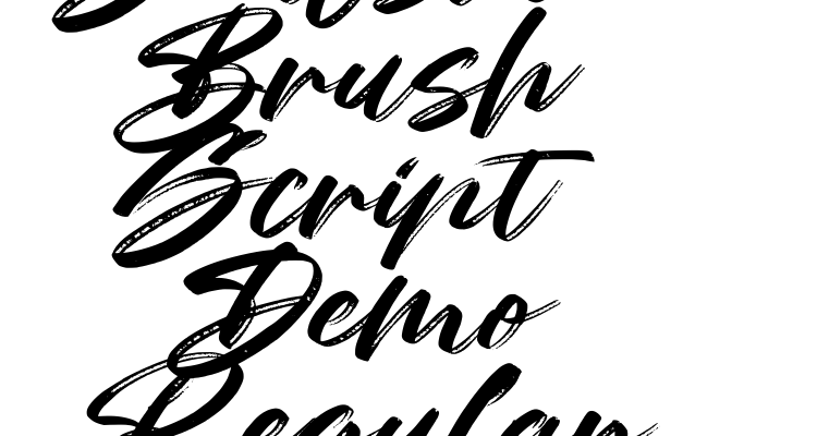 Soulstice Brush Script Demo Regular Font