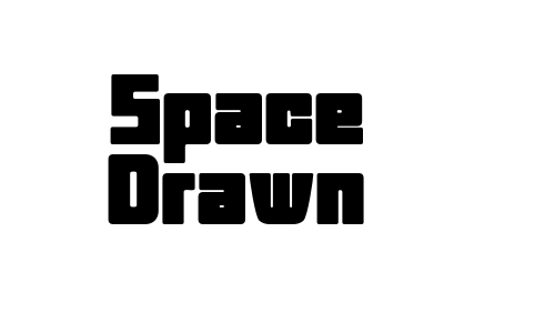 Space Drawn Font