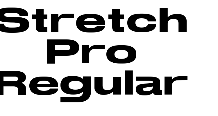 Stretch Pro Regular Font