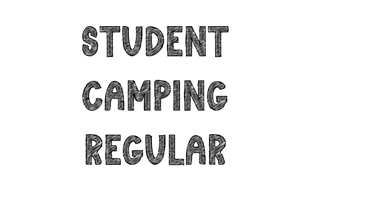 Student Camping Regular Font