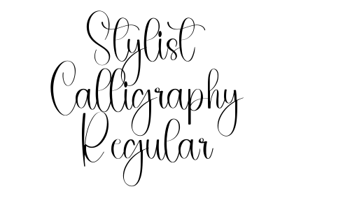 Stylist Calligraphy Regular Font