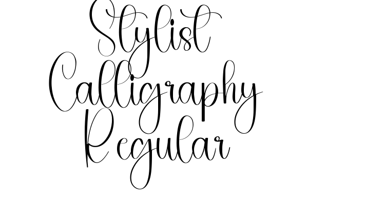 Stylist Calligraphy Regular Font