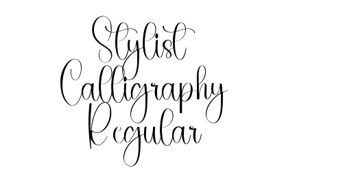 Stylist Calligraphy Regular