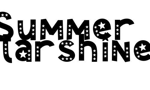 Summer Starshine Font