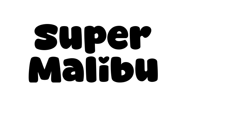 Super Malibu Font