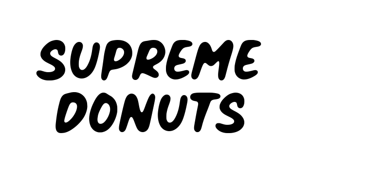 Supreme Donuts Font