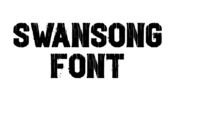 Swansong Font Font