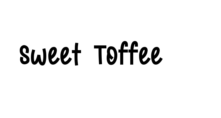 Sweet Toffee Font