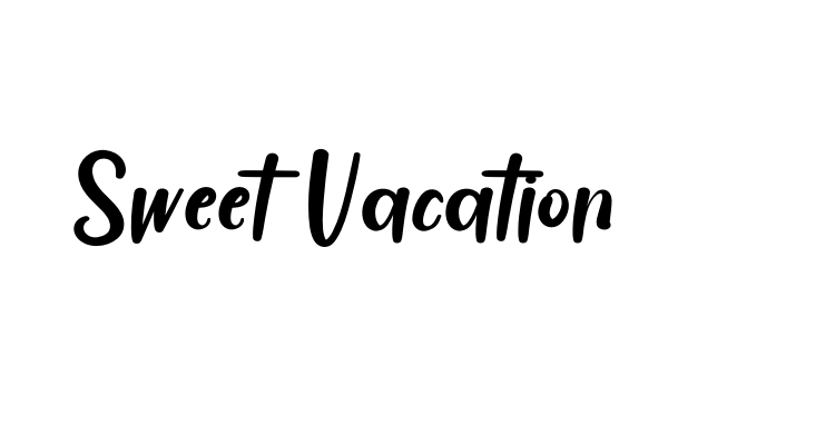 Sweet Vacation Font