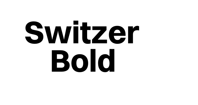 Switzer Bold Font