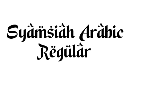 Syamsiah Arabic Regular
