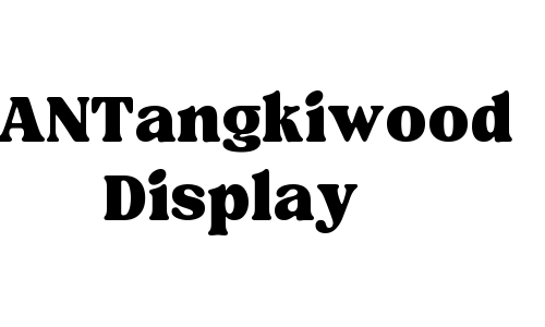 TANTangkiwood Display Font