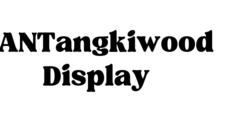 TANTangkiwood Display Font