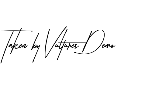 Taken by Vultures Demo Font