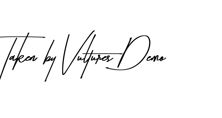 Taken by Vultures Demo Font
