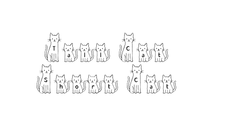 Tall Cat Short Cat