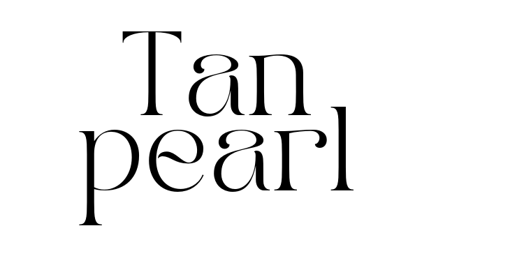 Tan pearl Font