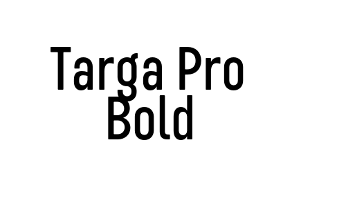 Targa Pro Bold Font