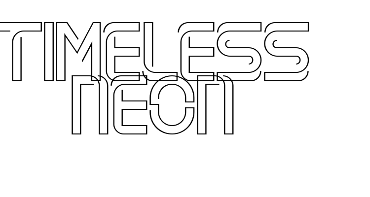 Timeless Neon Font