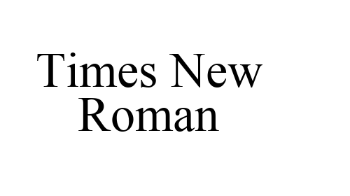 Times New Roman