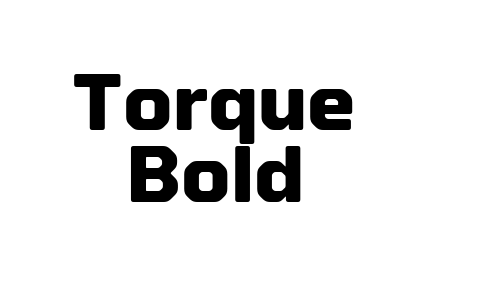 Torque Bold Font