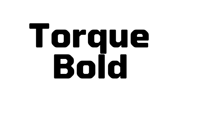 Torque Bold Font