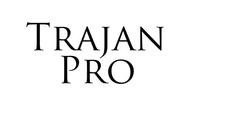Trajan Pro Font